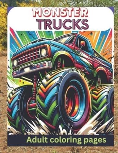 Monster Truck Adult Coloring Pages