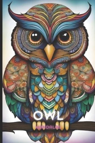 Owl Mandala Coloring Book