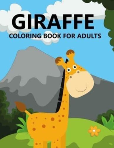 Giraffe Coloring Book For Adults