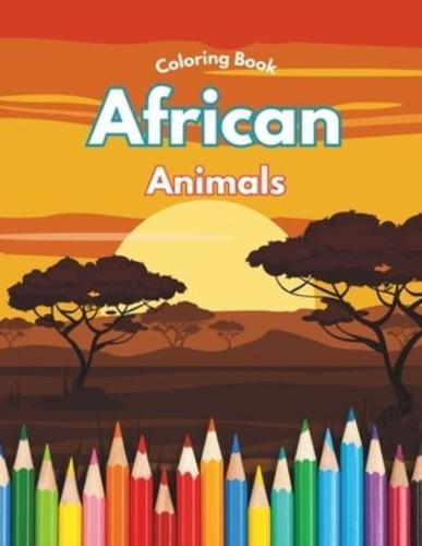 African Animals - Coloring Book