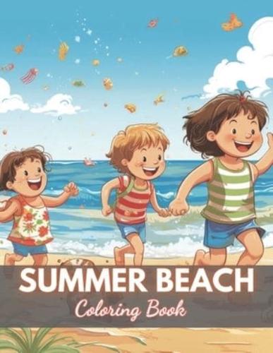 Summer Beach Coloring Book for Kids