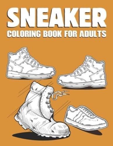 Sneaker Coloring Book For Adults