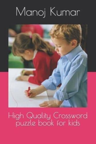 High Quality Crossword Puzzle Book for Kids