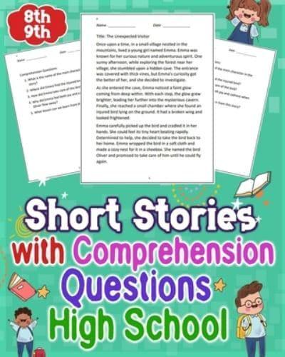 Short Stories With Comprehension Questions High School 8th - 9th