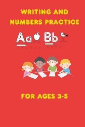 Writing and Numbers Practice Ages 3-5