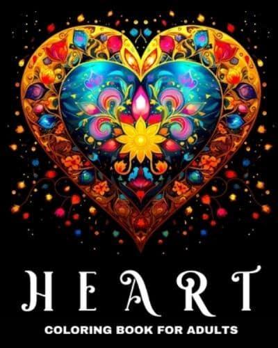 Heart Coloring Book for Adults