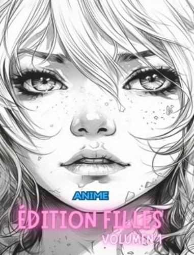 Livre De Coloriage ANIME FILLES VOLUME 1