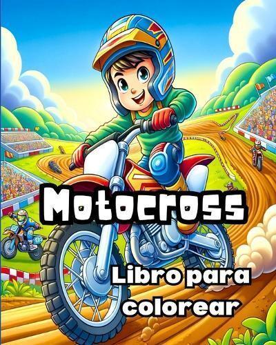 Libro Para Colorear De Motocross