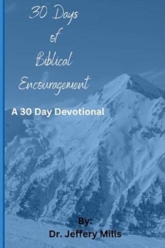 30 Day's of Biblical Encouragement