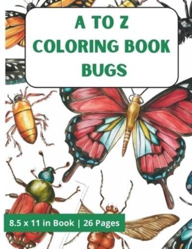 A to Z Coloring Book Bugs