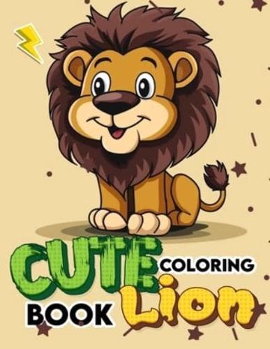 Cute Lion Coloring Book