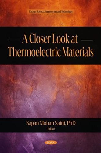 A Closer Look at Thermoelectric Materials