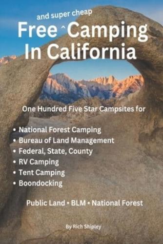 Free and Super Cheap Camping in California