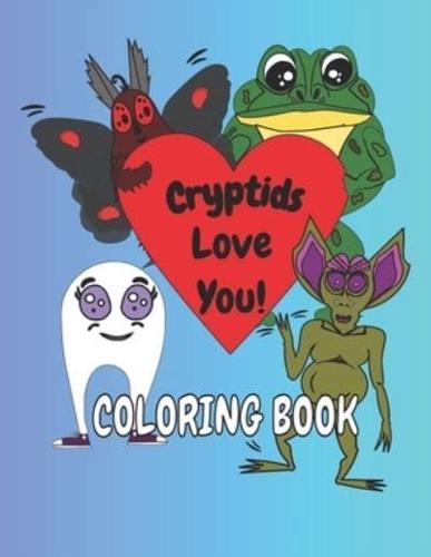 Cryptids Love You Coloring Book