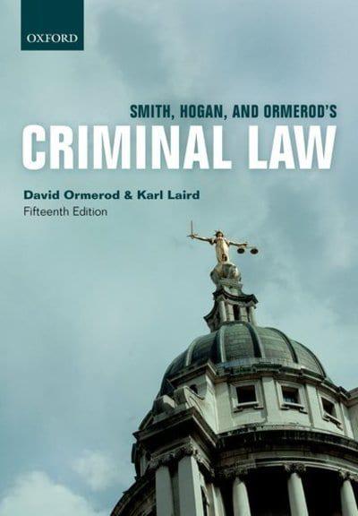Smith, Hogan, & Ormerod's Criminal Law : D. C Ormerod ...