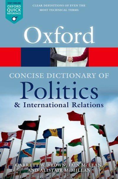 the concise oxford dictionary of politics pdf download