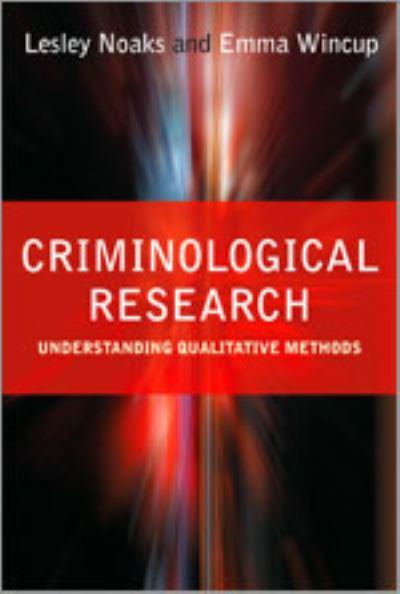 how will criminological research help you in your future profession