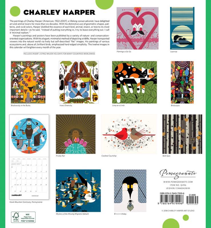 Charley Harper 2019 Wall Calendar : Charley Harper (illustrator ...