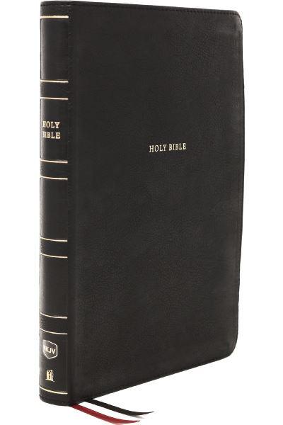 Nkjv Thinline Reference Bible Large Print Leathersoft Black Thumb Indexed Red Letter