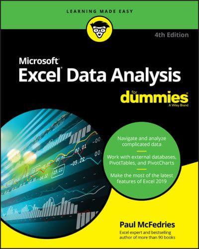 statistical analysis in excel for dummies 3rd edition
