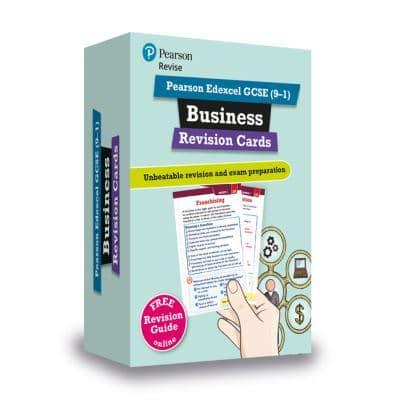 Pearson Revise Edexcel Gcse 9 1 Business Revision Cards Blackwell S