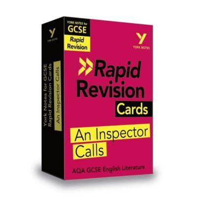 York Notes For Aqa Gcse 9 1 Rapid Revision Cards An Inspector Calls Catch Up Revise And Be Ready For 21 Assessments And 22 Exams Peter Morrisson Blackwell S