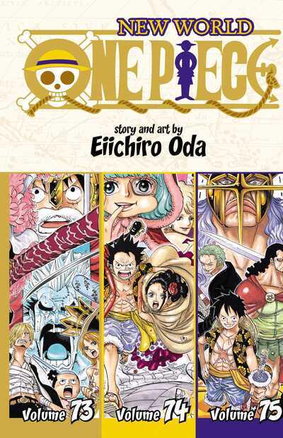 One Piece Volume 73, Volume 74, Volume 75 : Eiichiro Oda (author), :  9781421596174 : Blackwell's