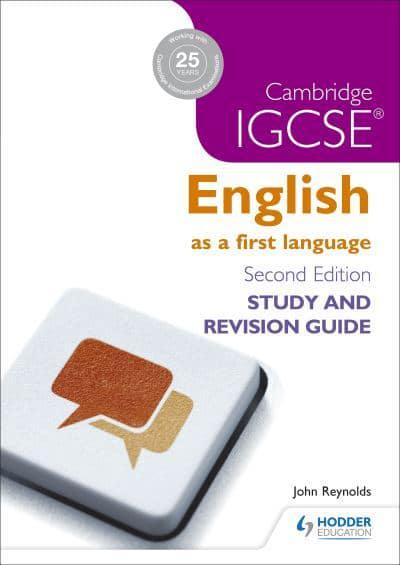 English. Cambridge IGCSE First Language Study and Revision Guide : John ...