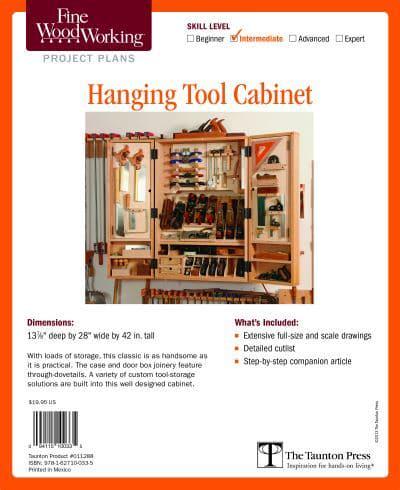 Fine Woodworking S Hanging Tool Cabinet Plan Editors Of Fine Woodworking Author 9781627100335 Blackwell S