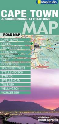 Road map Cape Town & surrounding attractions