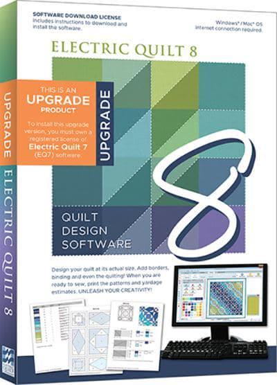 Electric Quilt 8 (EQ8) Upgrade Quilt Design Software : The Electric Quilt  Company : 9781800920101 : Blackwell's