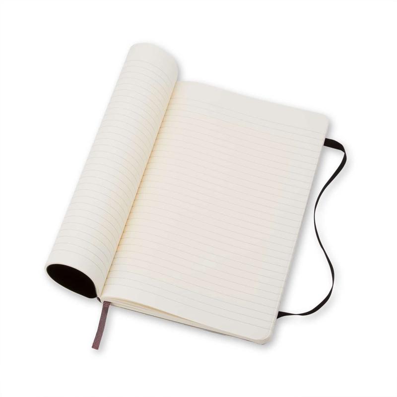 Moleskine Classic Notebook - Large Ruled Notebook Soft Cover - Black