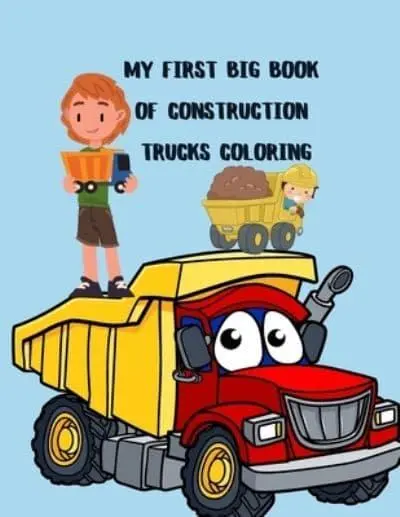 Trucks Coloring Book For Kids Ages 4-8: Big Truck Coloring Book For Boys  And Girls With Fun Illustrations Of Fire Trucks, Construction Trucks,  Garbage (Large Print / Paperback)