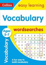 Vocabulary Word Searches Ages 5-7