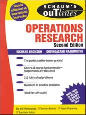 Schaum's Outline of Theory and Problems of Operations Research - Richard Bronson, Govindasami Naadimuthu