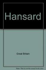 Hansard - Great Britain (author), Great Britain (author)