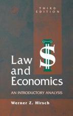Law and Economics - Werner Z. Hirsch