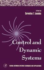Control and Dynamic Systems - Cornelius T. Leondes