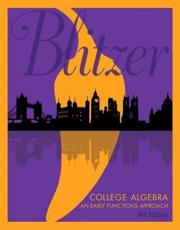 College Algebra - Robert Blitzer