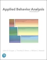 Applied Behavior Analysis - John O. Cooper, Timothy E. Heron, William L. Heward