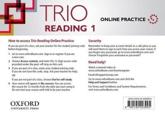 Trio Reading: Level 1: Online Practice Student Access Card