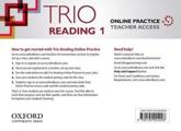 Trio Reading: Level 1: Online Practice Teacher Access Card
