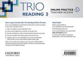Trio Reading: Level 3: Online Practice Teacher Access Card