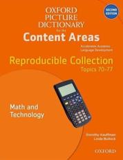 Oxford Picture Dictionary for the Content Areas: Reproducible Math and Technology - Kauffman, Dorothy/ Bullock, Linda