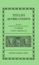 Titi Livi Ab Urbe Condita - Livy, P. G. Walsh