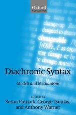 Diachronic Syntax - Pintzuk, Susan