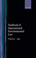 Yearbook of International Environmental Law. Vol. 4 1993