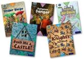 Project X Origins: Brown Book Band, Oxford Level 9: Knights and Castles: Mixed Pack of 5
