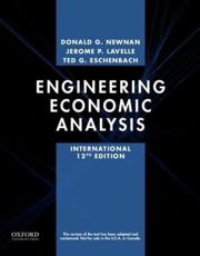 Engineering Economic Analysis - Donald G. Newnan, Ted G. Eschenbach, Jerome P. Lavelle