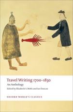 Travel Writing, 1700-1830 - Elizabeth A. Bohls, Ian Duncan